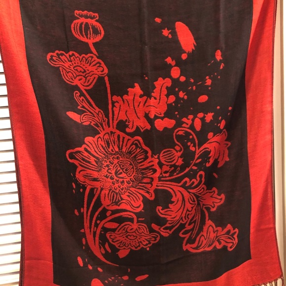 2 x Reversible Cotton Scarves - Picture 5 of 12